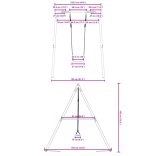 kültéri hinta szett hintával