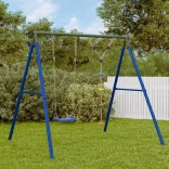 kültéri hintaszett hintával és tárcsás hintával