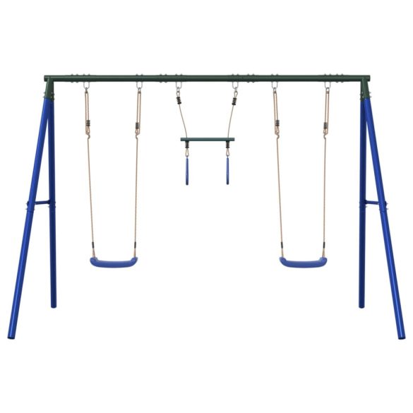 kültéri hintaszett hintákkal és trapézzal