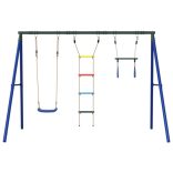 kültéri hintaszett hintával, trapézzal és létrával