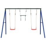 kültéri hintaszett hintákkal és trapézzal