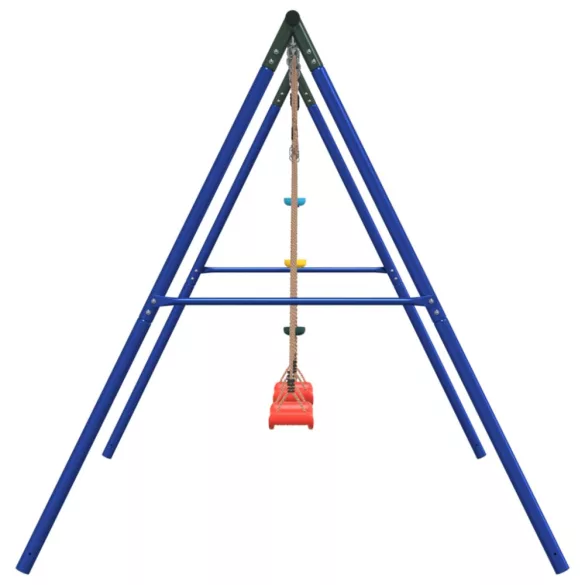 kültéri hintaszett hintákkal és tárcsás hintával