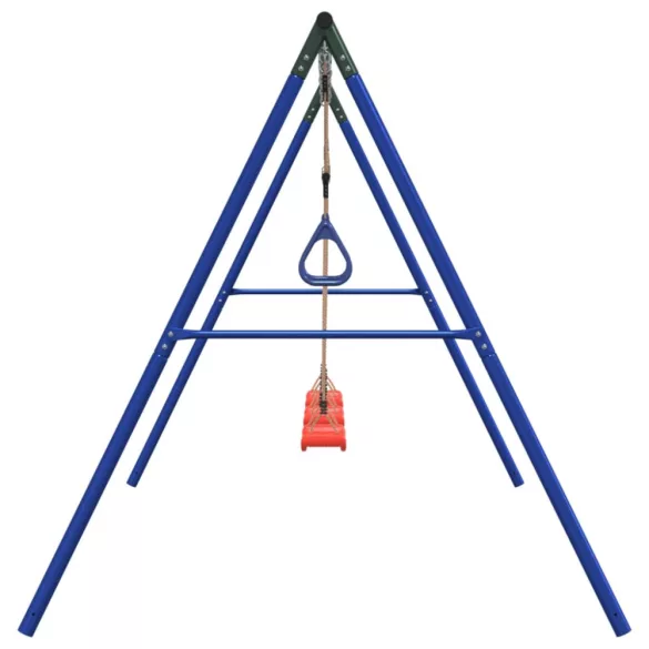kültéri hintaszett hintákkal és trapézzal