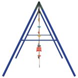 kültéri hintaszett hintákkal létrával és tárcsás hintával