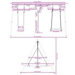 kültéri hintaszett hintával, tárcsás hintával és fészekhintával