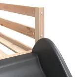 tömör fenyőfa emeletes ágy csúszdával és létrával 90 x 190 cm