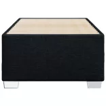 ágykeret matrac nélkül fekete 90x190 cm szövet