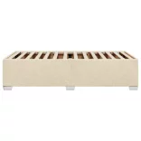 ágykeret matrac nélkül krém 90x190 cm szövet