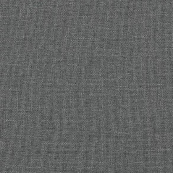 sötétszürke szövet ágykeret matrac nélkül 100x200 cm