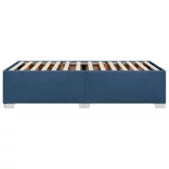 ágykeret matrac nélkül kék 100x200 cm anyagból
