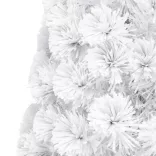 fehér száloptikás megvilágított műkarácsonyfa 240 cm