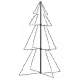 160 LED-es beltéri/kültéri kúp alakú karácsonyfa 78 x 120 cm