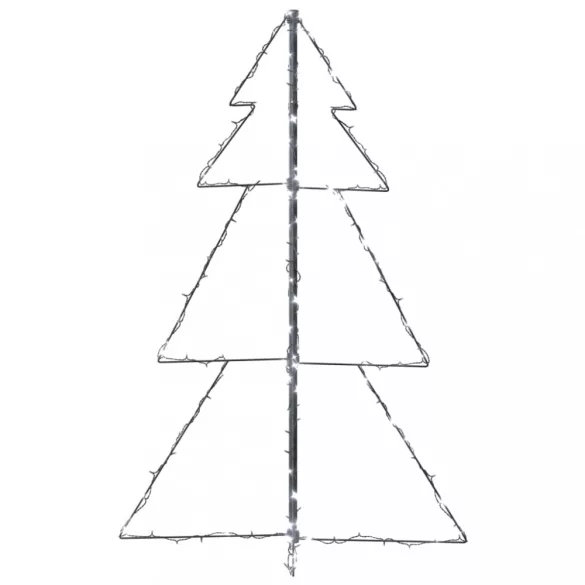 160 LED-es beltéri/kültéri kúp alakú karácsonyfa 78 x 120 cm