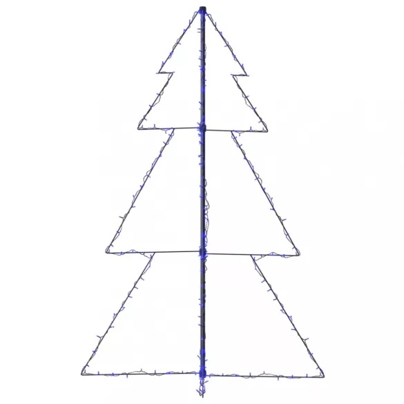 200 LED-es beltéri/kültéri kúp alakú karácsonyfa 98 x 150 cm