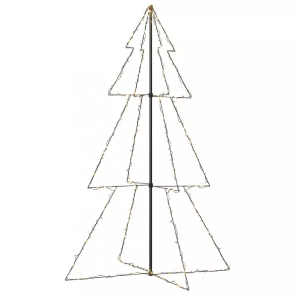 240 LED-es beltéri/kültéri kúp alakú karácsonyfa 118 x 180 cm
