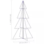 360 LED-es beltéri/kültéri kúp alakú karácsonyfa 143 x 250 cm