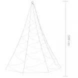 fémhorgos fali fa 720 kék LED-del 5 m