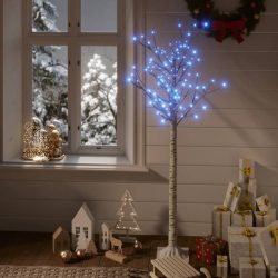 140 LED-es bel-/kültéri kék fűzfa karácsonyfa 1,5 m