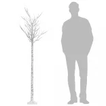 200 LED-es bel-/kültéri meleg fehér fűzfa karácsonyfa 2,2 m