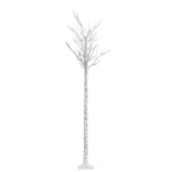 200 LED-es bel-/kültéri meleg fehér fűzfa karácsonyfa 2,2 m