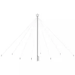 kék LED karácsonyfa beltéri kültéri 576 LED 3,6 m