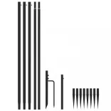 kék LED karácsonyfa beltéri kültéri 576 LED 3,6 m