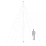 színes LED karácsonyfa beltéri kültéri 1300 LED 8 m