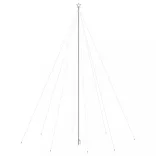 színes LED karácsonyfa beltéri kültéri 1300 LED 8 m