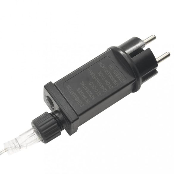 kültéri hálós meleg fehér karácsonyi világítás 204 LED 3 x 2 m