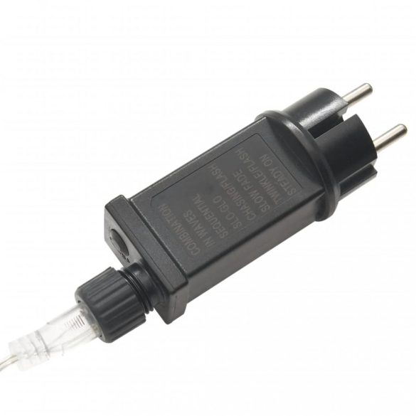 kültéri hálós hideg fehér karácsonyi világítás 306 LED 3 x 3 m