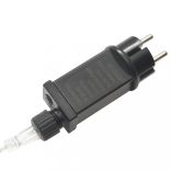 kék kültéri hálós karácsonyi világítás 544 LED 4 x 4 m