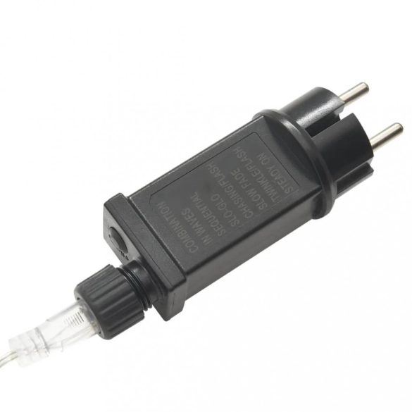 színes kültéri hálós karácsonyi világítás 544 LED-del 4 x 4 m