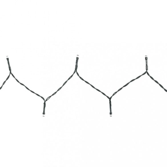 210 LED-es hideg fehér karácsonyi fényháló 210 cm