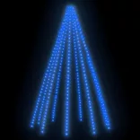 karácsonyfa-fényháló 400 kék LED-del 400 cm