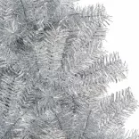 ezüstszínű PET műkarácsonyfa állvánnyal 240 cm