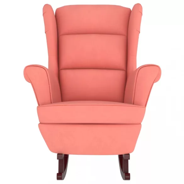 Rózsaszín Bársony és Tömörfa Hintaszék