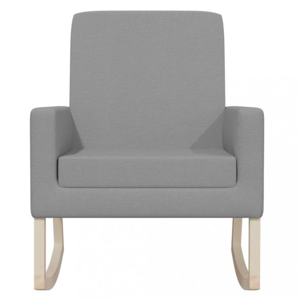 világosszürke szövet hintaszék