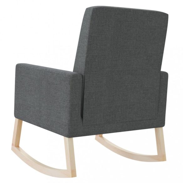 sötétszürke szövet hintaszék