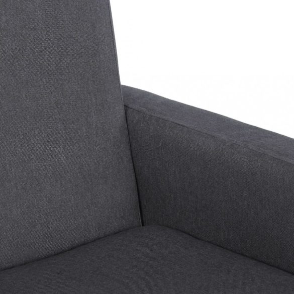 sötétszürke szövet hintaszék