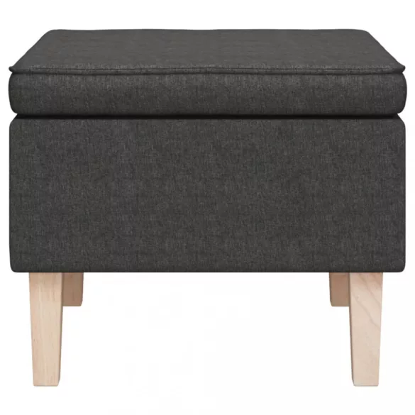 sötétszürke szövet szék falábakkal