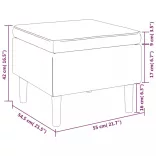 sötétszürke bársonyszék falábakkal