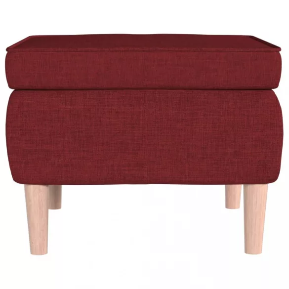 bordó szövetszék falábakkal