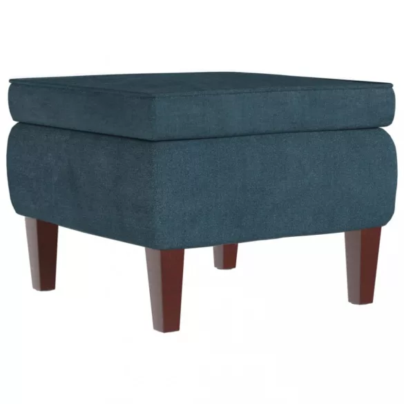 kék bársonyszék falábakkal