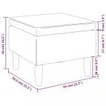 sötétszürke bársonyszék falábakkal