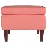 rózsaszín bársonyszék falábakkal