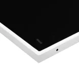 11 részes fehér textilén kerti étkezőgarnitúra párnákkal