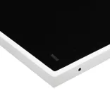 11 részes fehér textilén kerti étkezőgarnitúra párnákkal