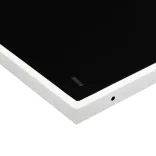 11 részes fehér textilén kerti étkezőgarnitúra párnákkal