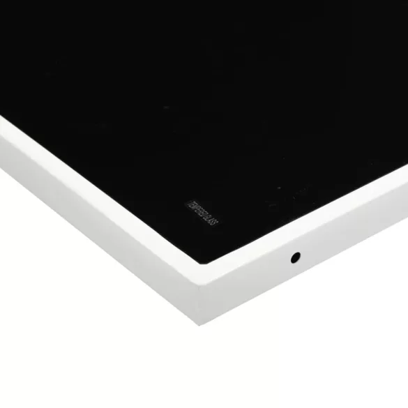 11 részes fehér textilén kerti étkezőgarnitúra párnákkal