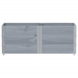 3 db szürke tömör fenyőfa raklapmagasító 150 x 50 cm